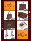 HERMES BIRKIN 25 (Pre-owned) Chocolat / Chocolate, Togo leather, Phw