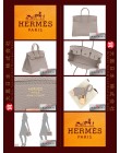 HERMES BIRKIN 25 (Pre-owned) - Gris asphalte, Togo leather, Rose Gold hardware