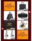 HERMES BIRKIN 25 (Pre-owned) - Black, Togo leather, Ghw