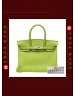 HERMES BIRKIN 30 (Pre-owned) Vert anis / Anis green, Togo leather, Phw