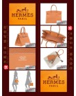 HERMES BIRKIN 30 (Pre-owned) Orange, Togo leather, Phw