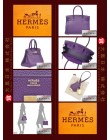 HERMES BIRKIN 30 (Pre-owned) Ultraviolet, Togo leather, Ghw