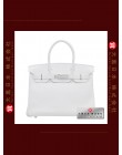 HERMES BIRKIN 30 (Pre-owned) White, Togo leather, Phw