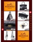 HERMES BIRKIN 30 (Pre-owned) Prunoir, Niloticus crocodile skin, Ghw