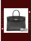 HERMES BIRKIN 35 (Pre-owned) Black, Togo leather, Phw