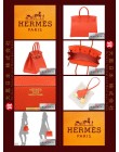 HERMES BIRKIN 35 (Pre-owned) Capucine / Capucine orange, Togo leather, Ghw