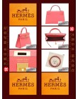 HERMES KELLY II BAG MINI (Pre-Owned) Sellier, Rose lipstick, Chevre myzore goatskin, Ghw