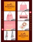 HERMES KELLY 25 (Pre-Owned) Rose Confetti, Epsom leather, Ghw